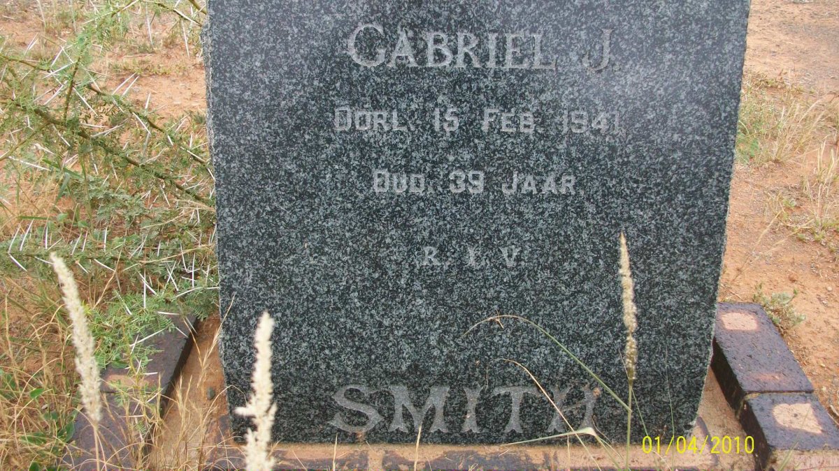 SMITH Gabriel J. -1941