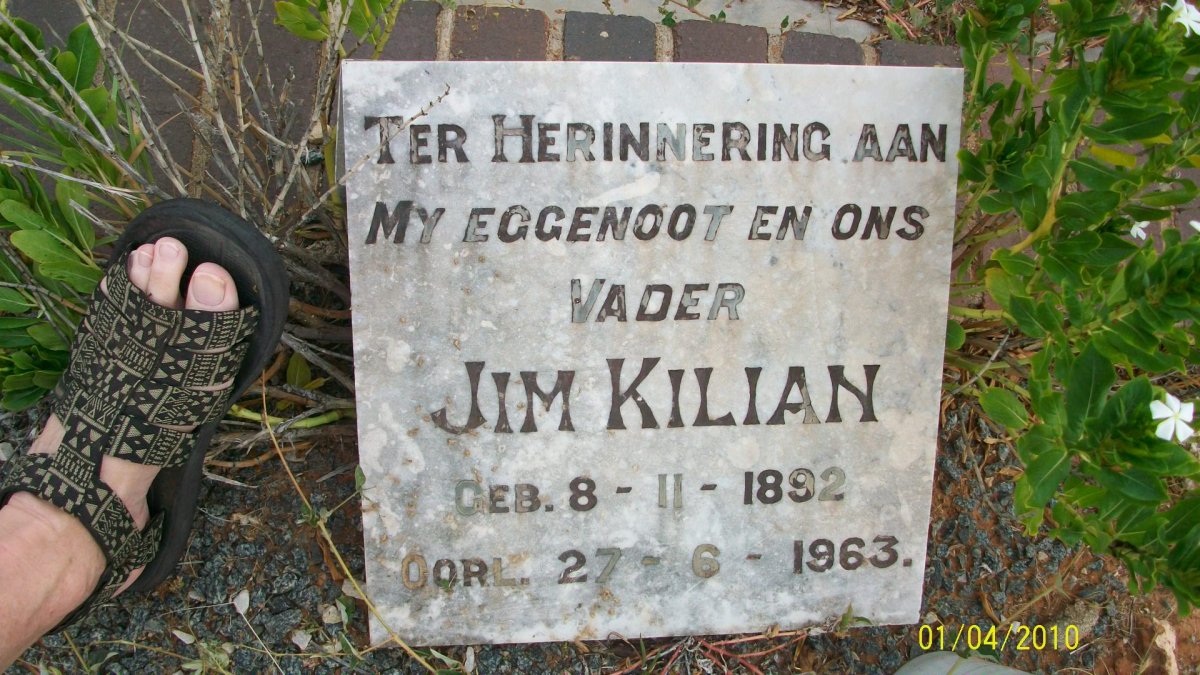KILIAN Jim 1892-1963
