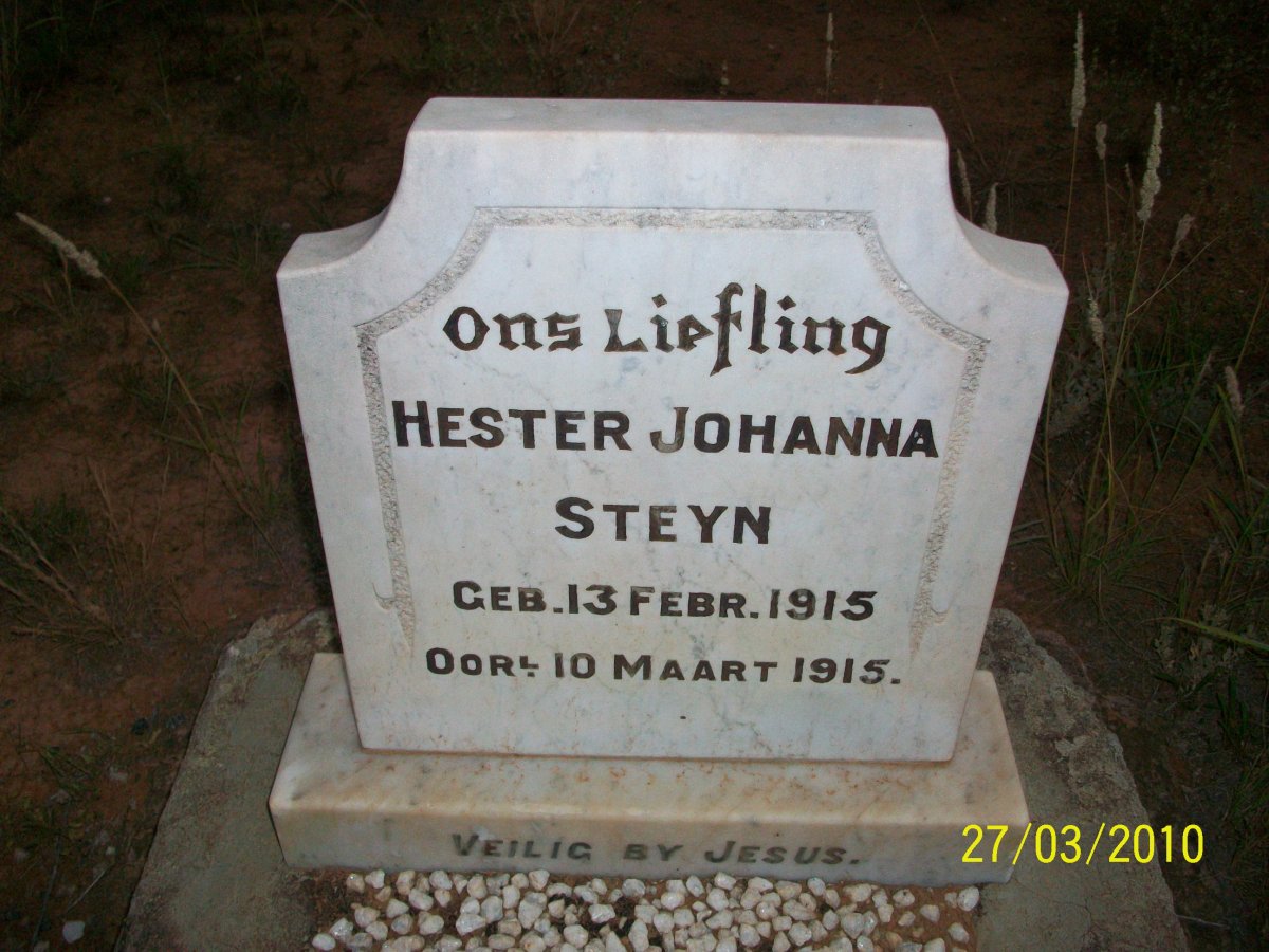 STEYN Hester Johanna 1915-1915
