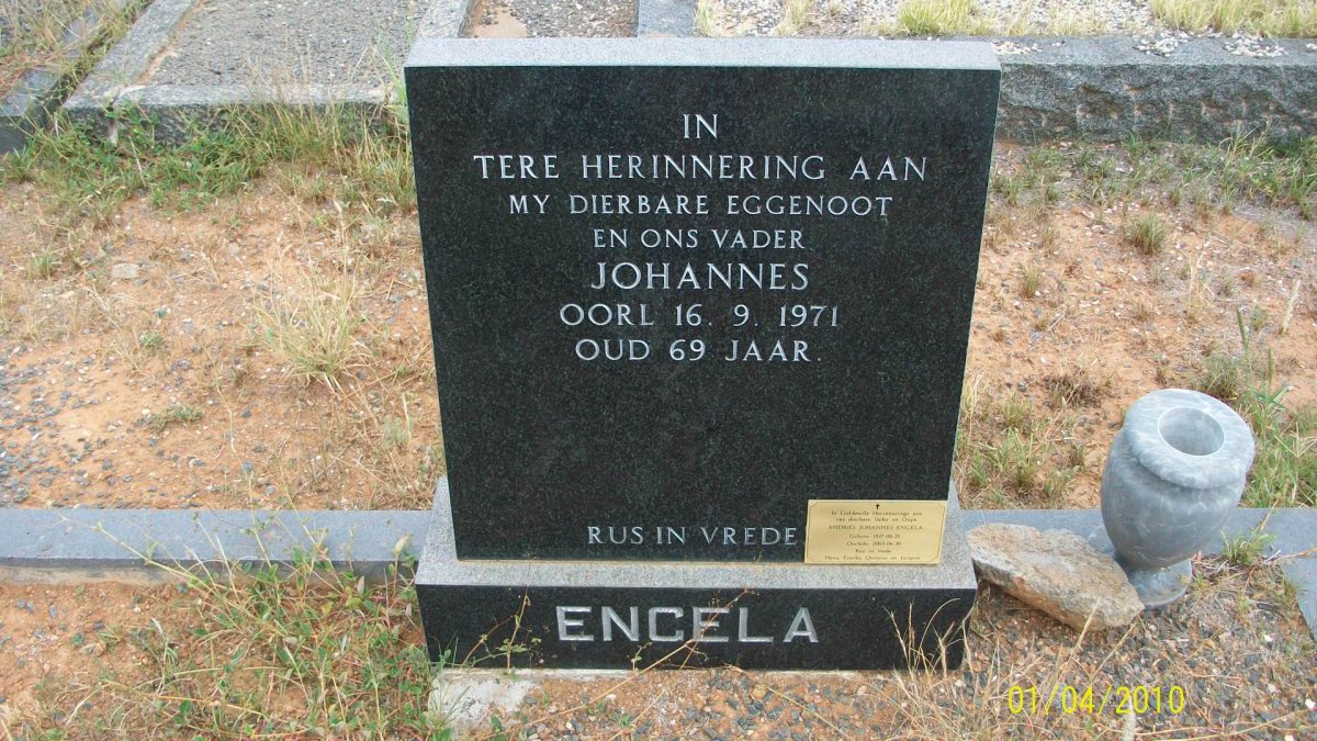 ENGELA Johannes -1971