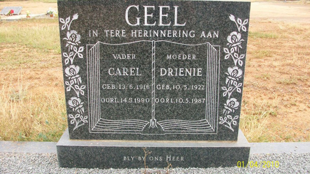GEEL Carel 1916-1990 &amp; Drienie 1922-1987