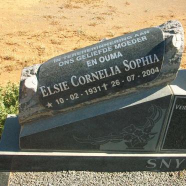 SNYMAN Elsie Cornelia Sophia 1931-2004