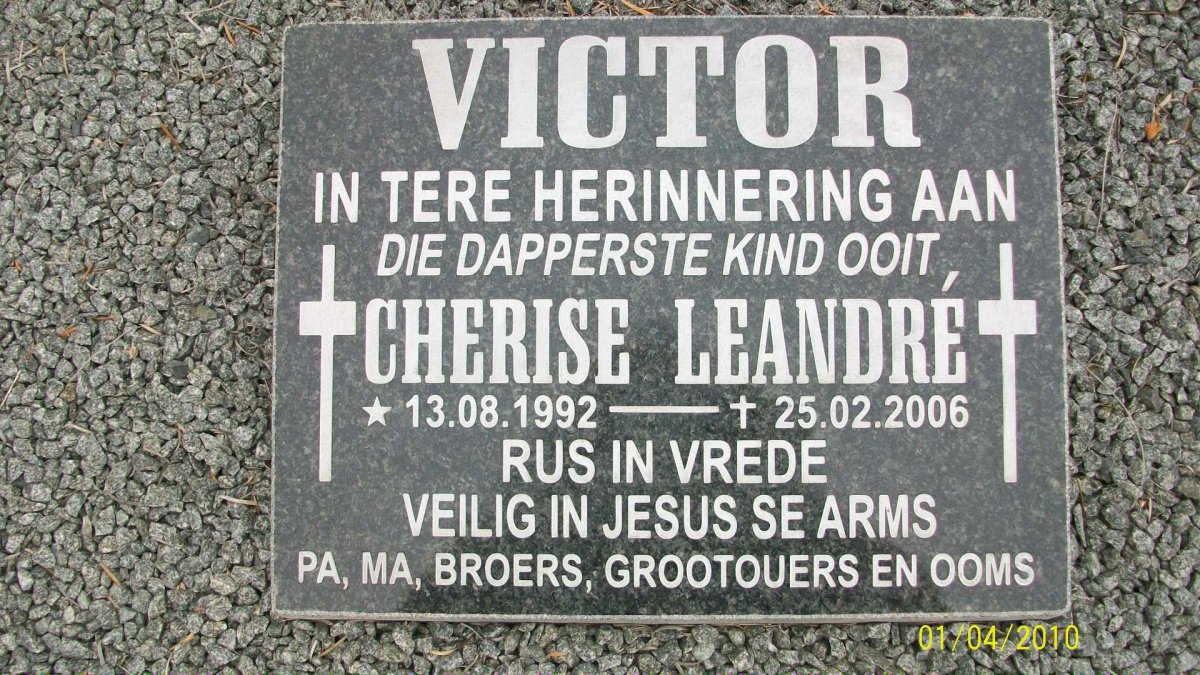 VICTOR Cherise Leandré 1992-2006