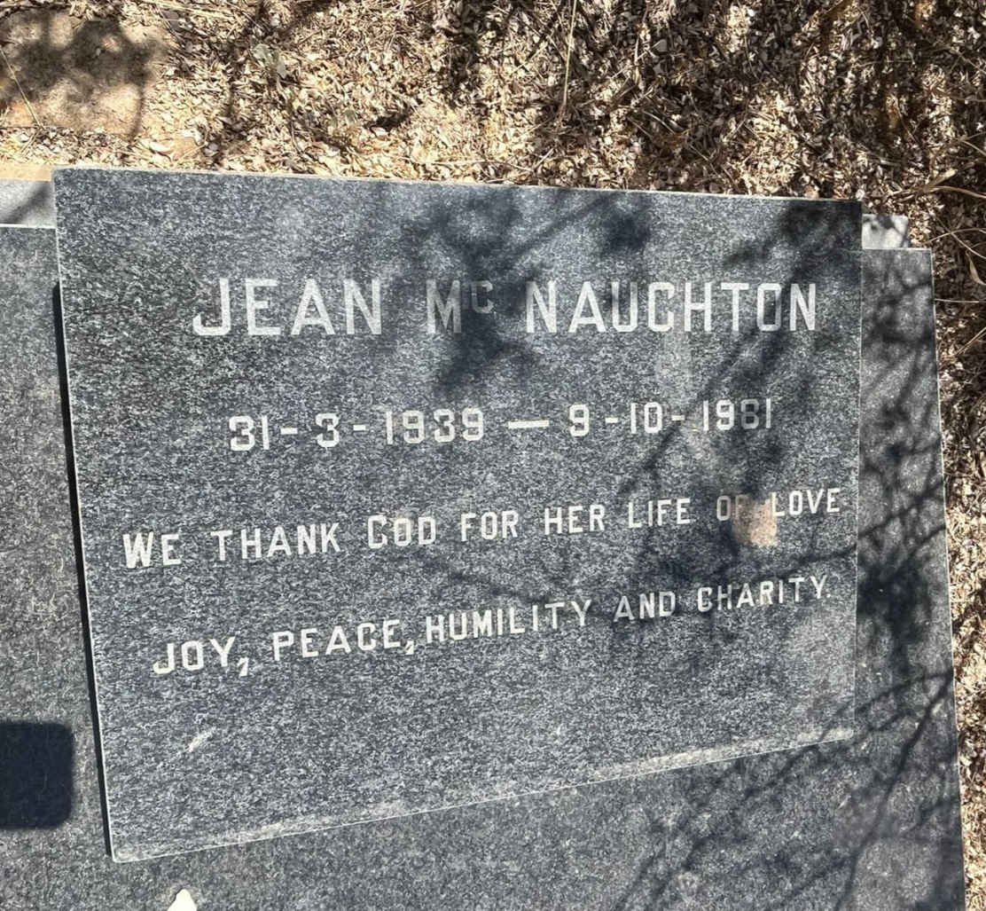 MCNAUGHTON Jean 1939-1981
