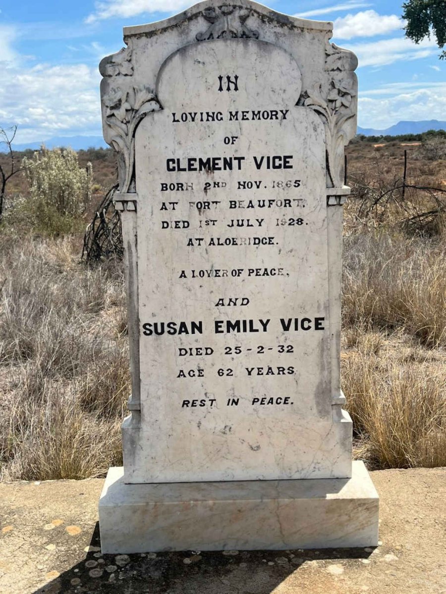 VICE Clement 1865-1928 & Susan Emily -1932