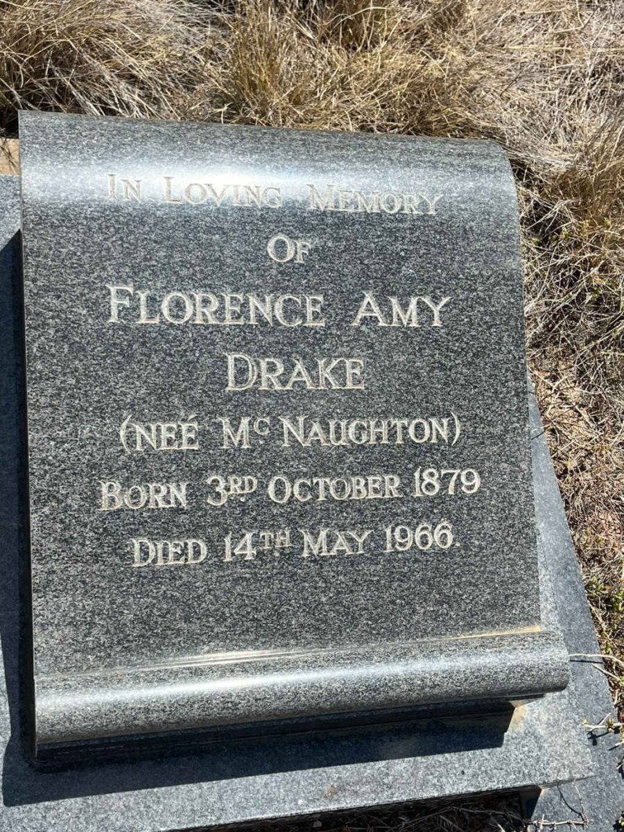 DRAKE Florence Amy nee MCNAUGHTON 1879-1966