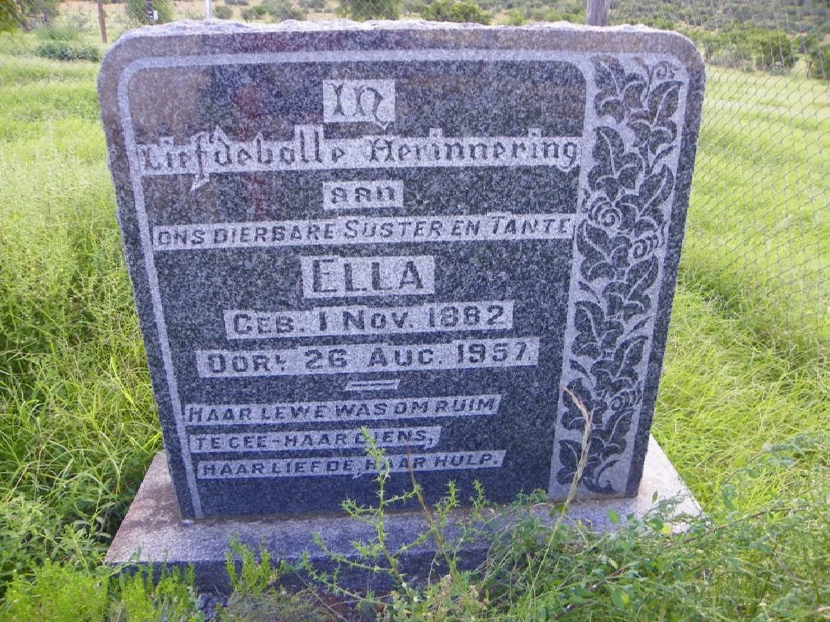 ?  Ella 1882-1957