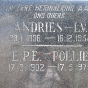STEYN L.V. 1896-1954 &amp; E.P.E. 1902-1979