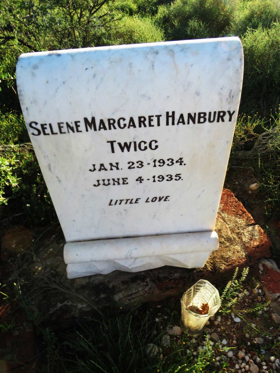 TWIGG Selene Margaret Hanbury 1934-1935