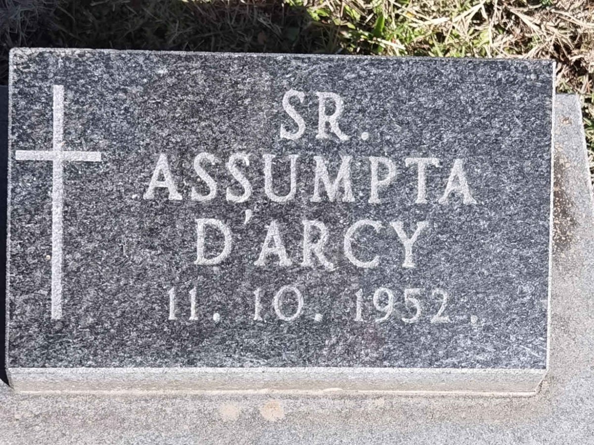 D’ARCY Assumpta -1952