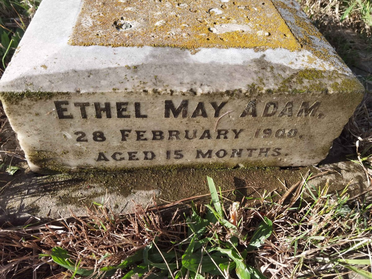 ADAM Ethel May -1900