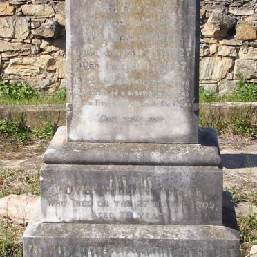 AYLIFF William -1905 &amp; Elizabeth Anne RICHARDS 1827-1897