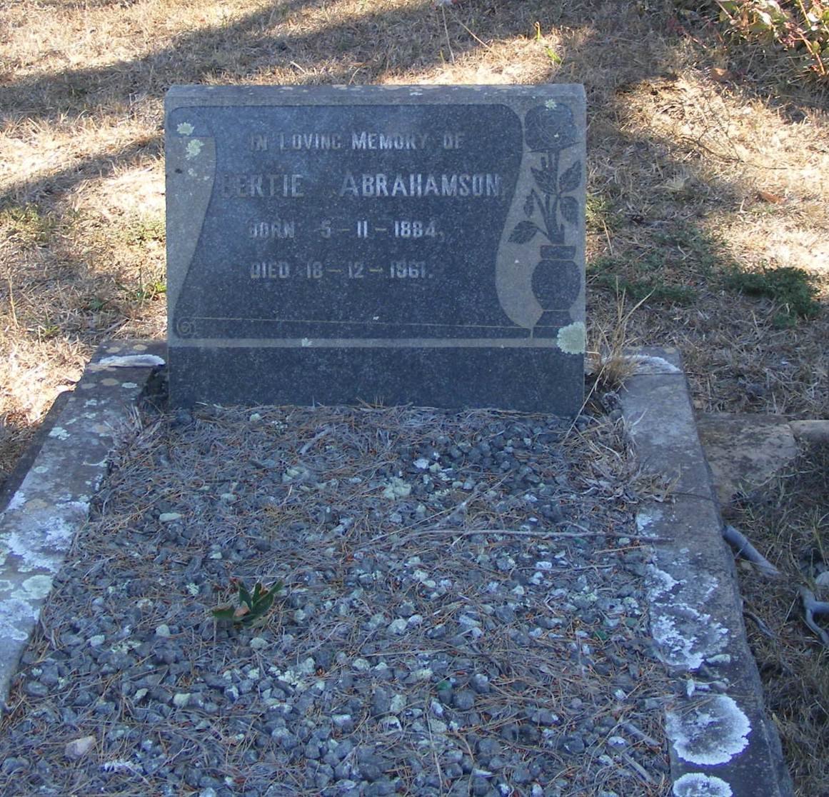 ABRAHAMSON Bertie 1884-1961