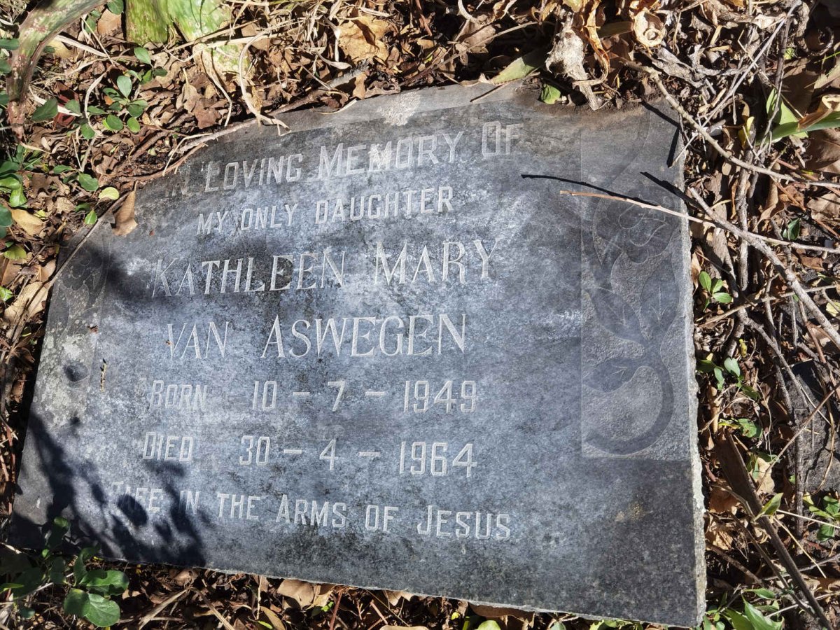 ASWEGEN Kathleen Mary, van 1949-1964