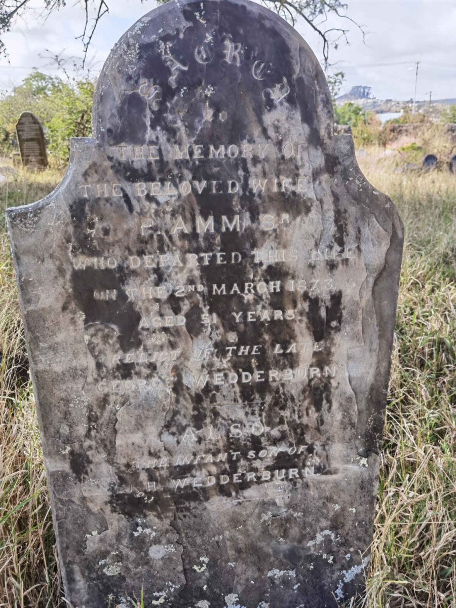 AMM Mary formerly WEDDERBURN nee CROFT -1873 :: WEDDERBURN Infant