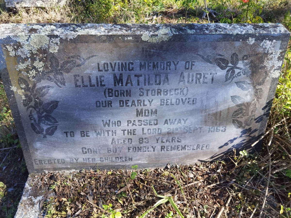 AURET Ellie Matilda nee STORBECK -1963