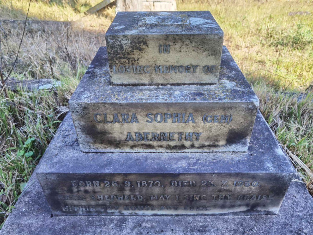 ABERNETHY Clara Sophia 1870-1960