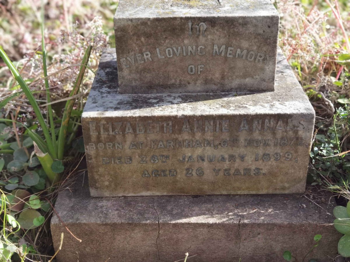 ANNALS Elizabeth Annie 1872-1899