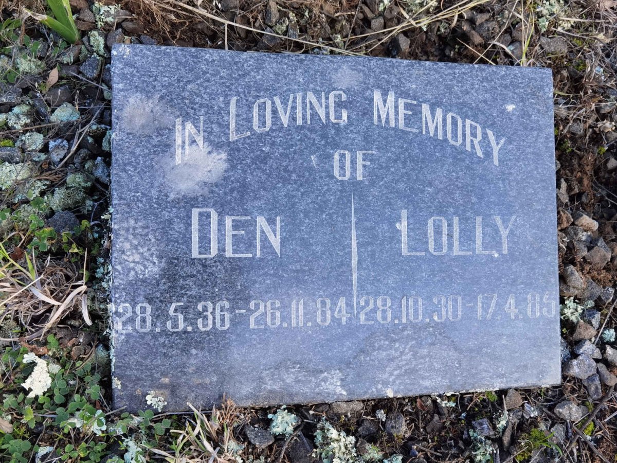BILLSON Den 1936-1984 &amp; Lolly 1930-1985