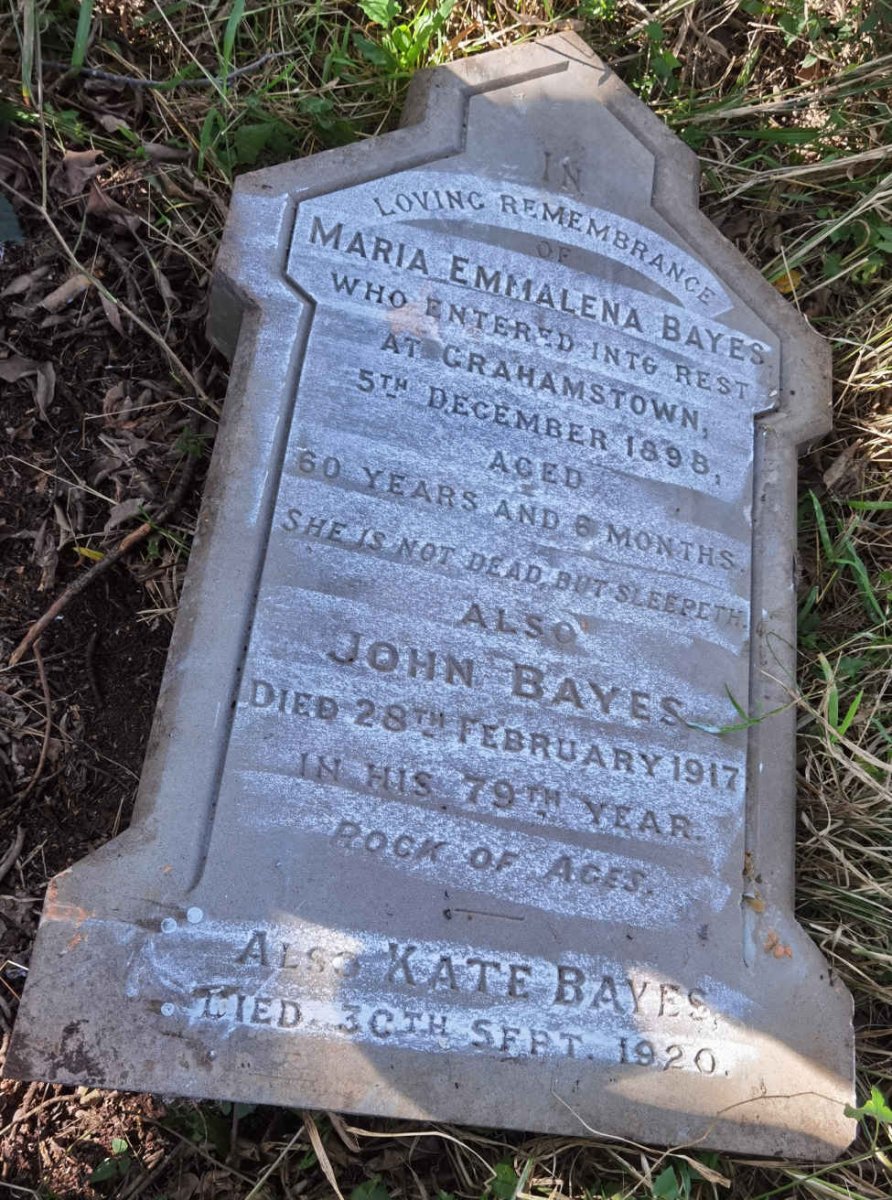 BAYES Maria Emmalena -1898 :: BAYES John -1917 :: BAYES Kate -1920