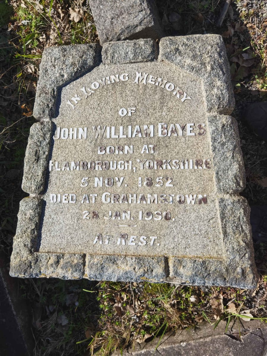 BAYES John William 1852-1930