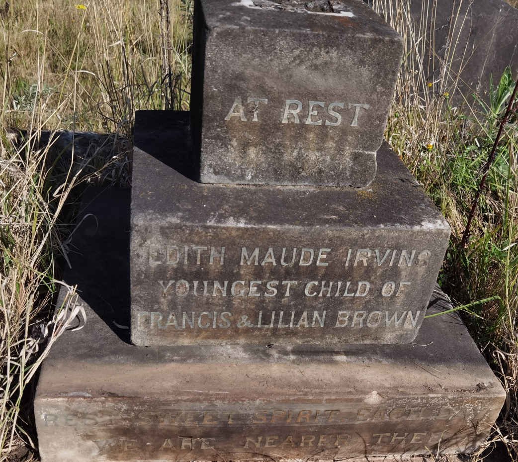 BROWN Edith Maude Irving