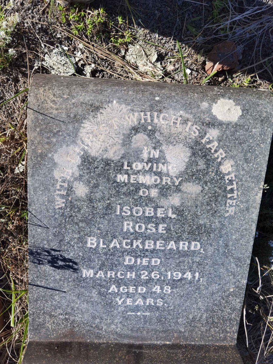 BLACKBEARD Isobel Rose -1941
