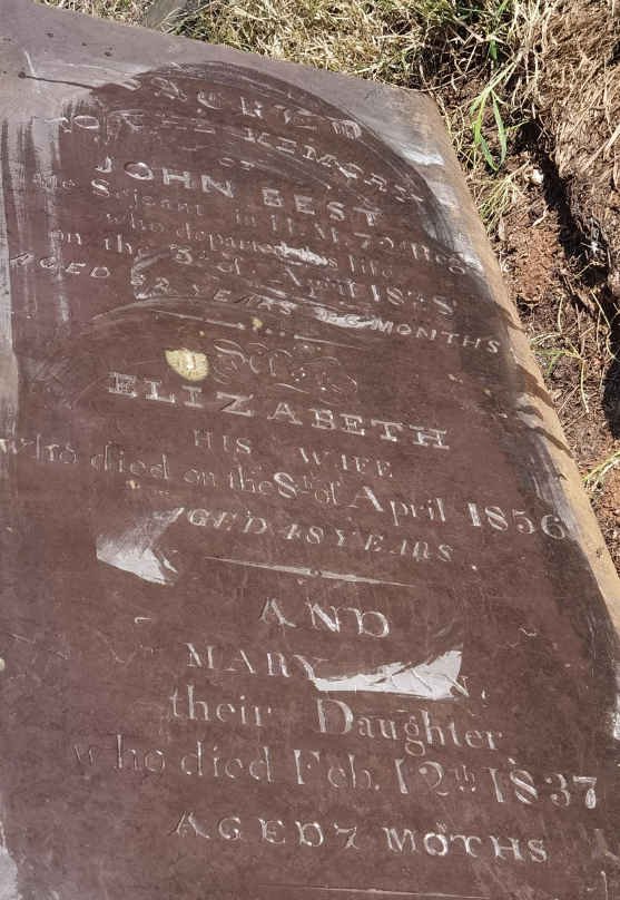 BEST John -1838 & Elizabeth -1856 :: BEST Mary Ann -1837