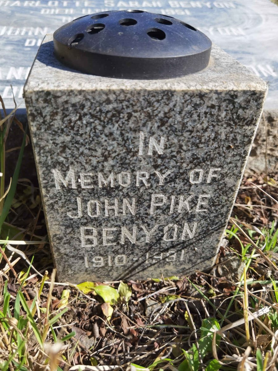BENYON John Pike 1910-1991