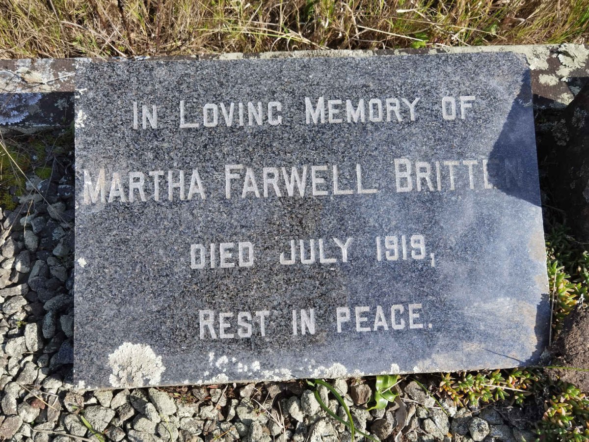 BRITTEN Martha Farwell -1919