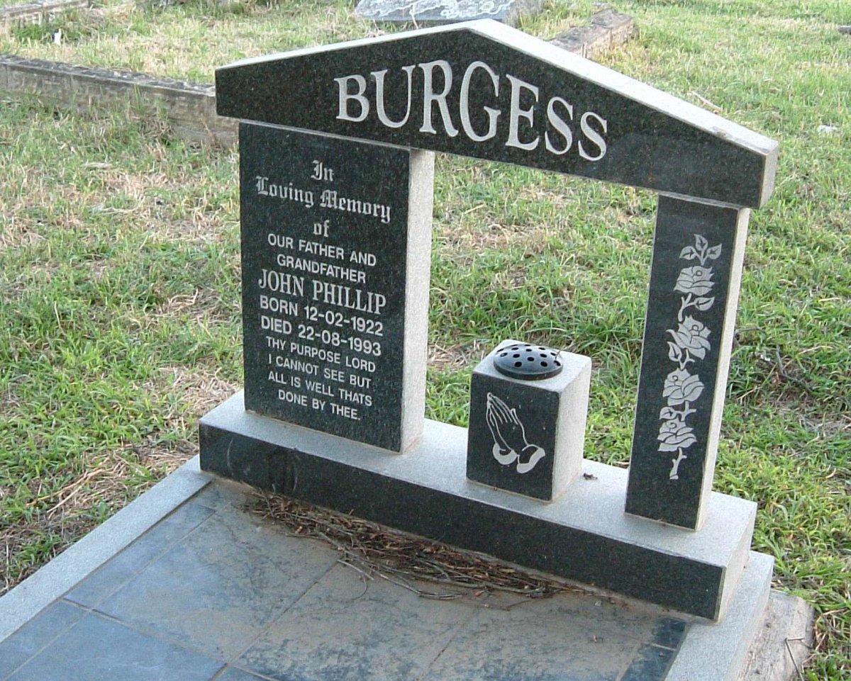 BURGESS John Philip 1922-1993