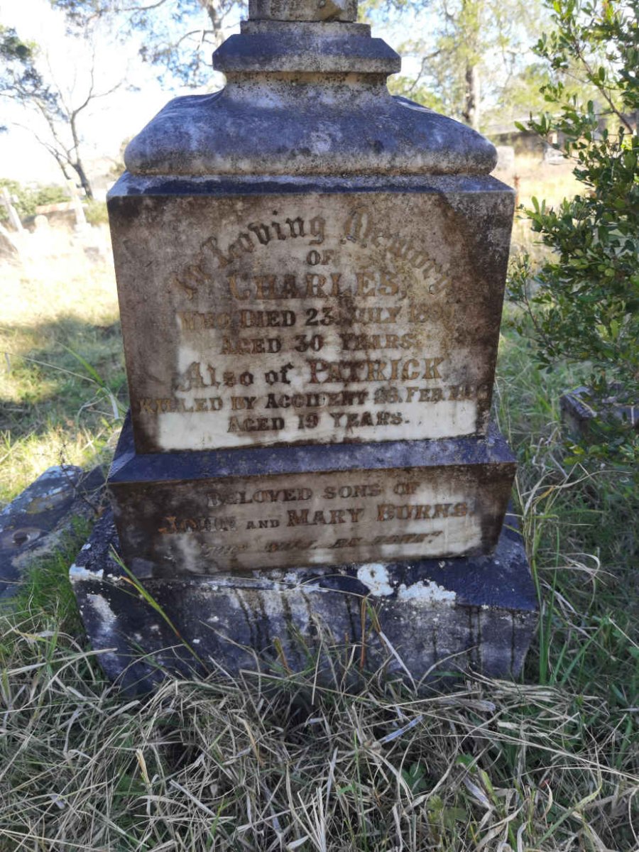 BURNS Charles -1890 :: BURNS Patrick -1886