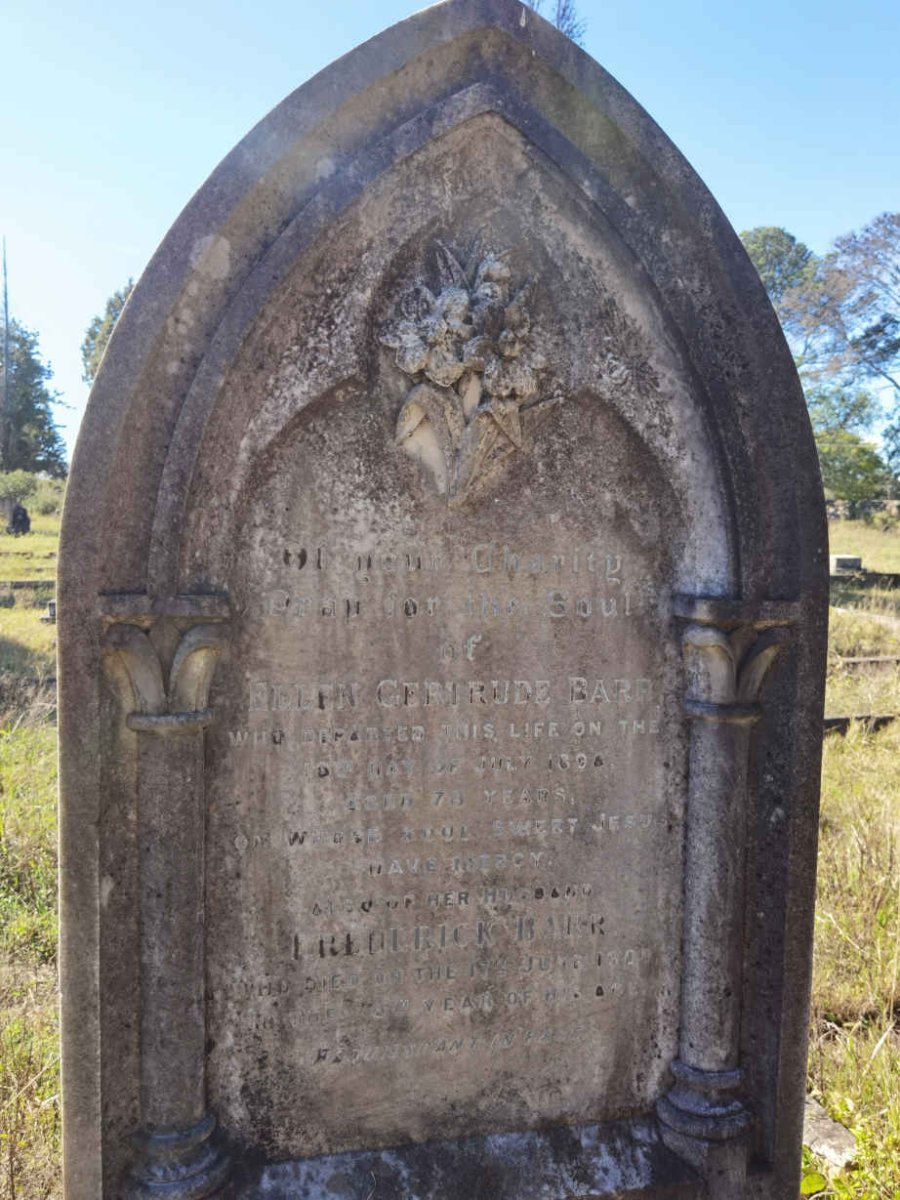 BARR Frederick -1900 & Ellen Gertrude -1898