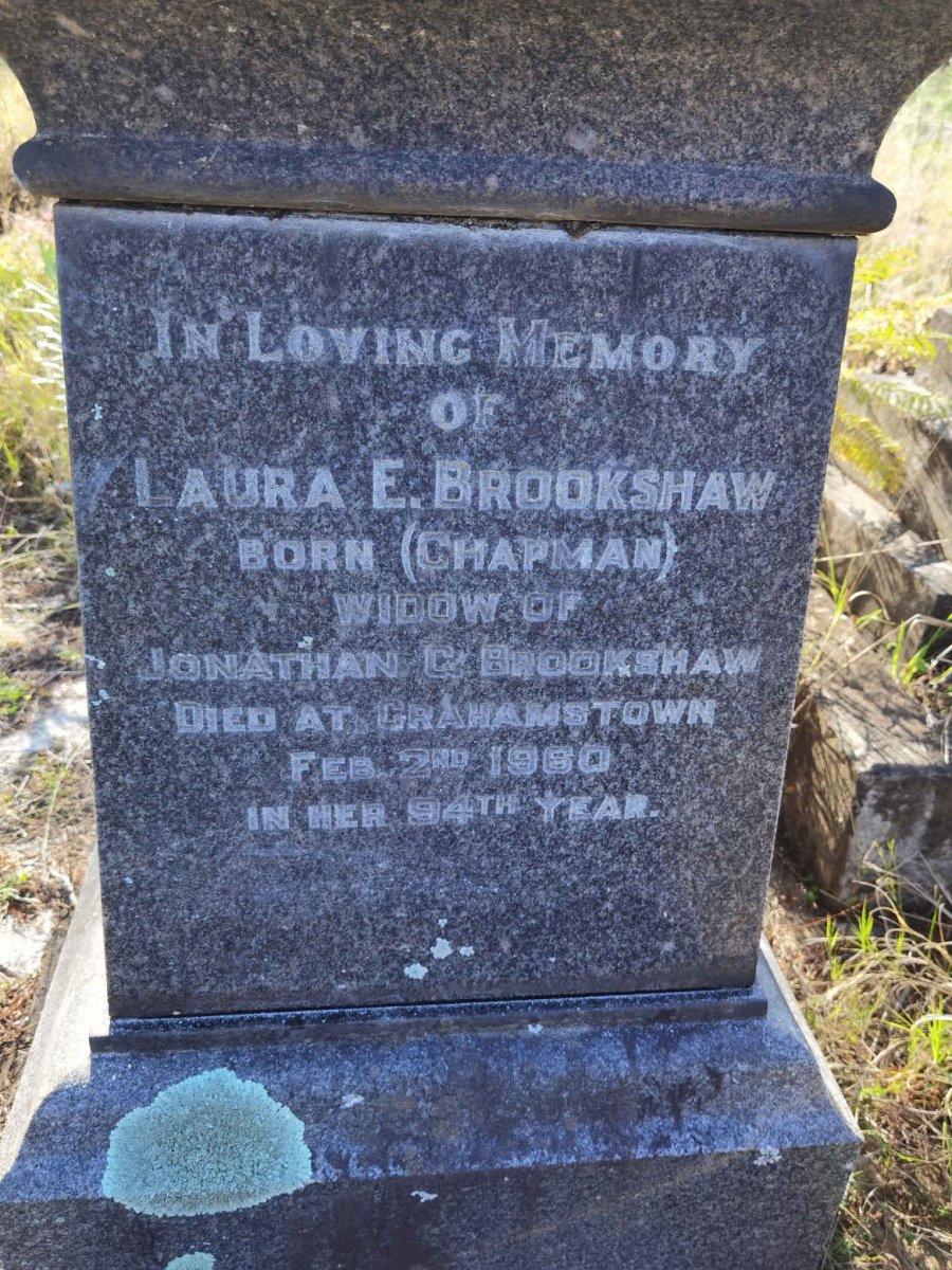 BROOKSHAW Laura nee CHAPMAN -1960