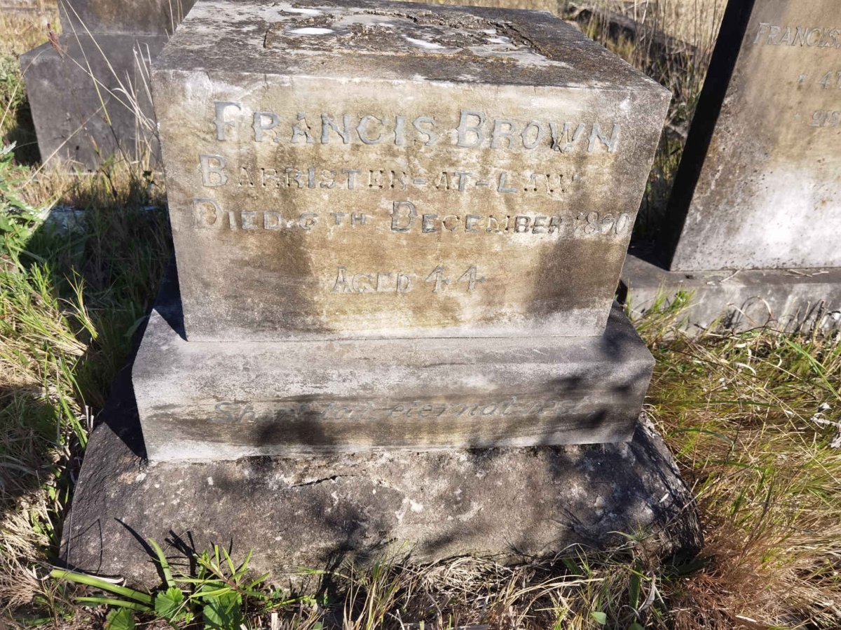 BROWN Francis -1890