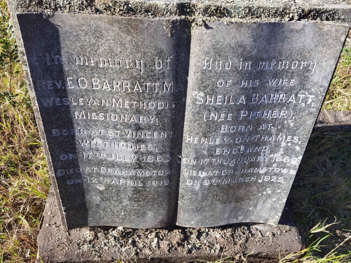 BARRATT E.O. 1863-1919 &amp; Sheila PITHER 1869-1925
