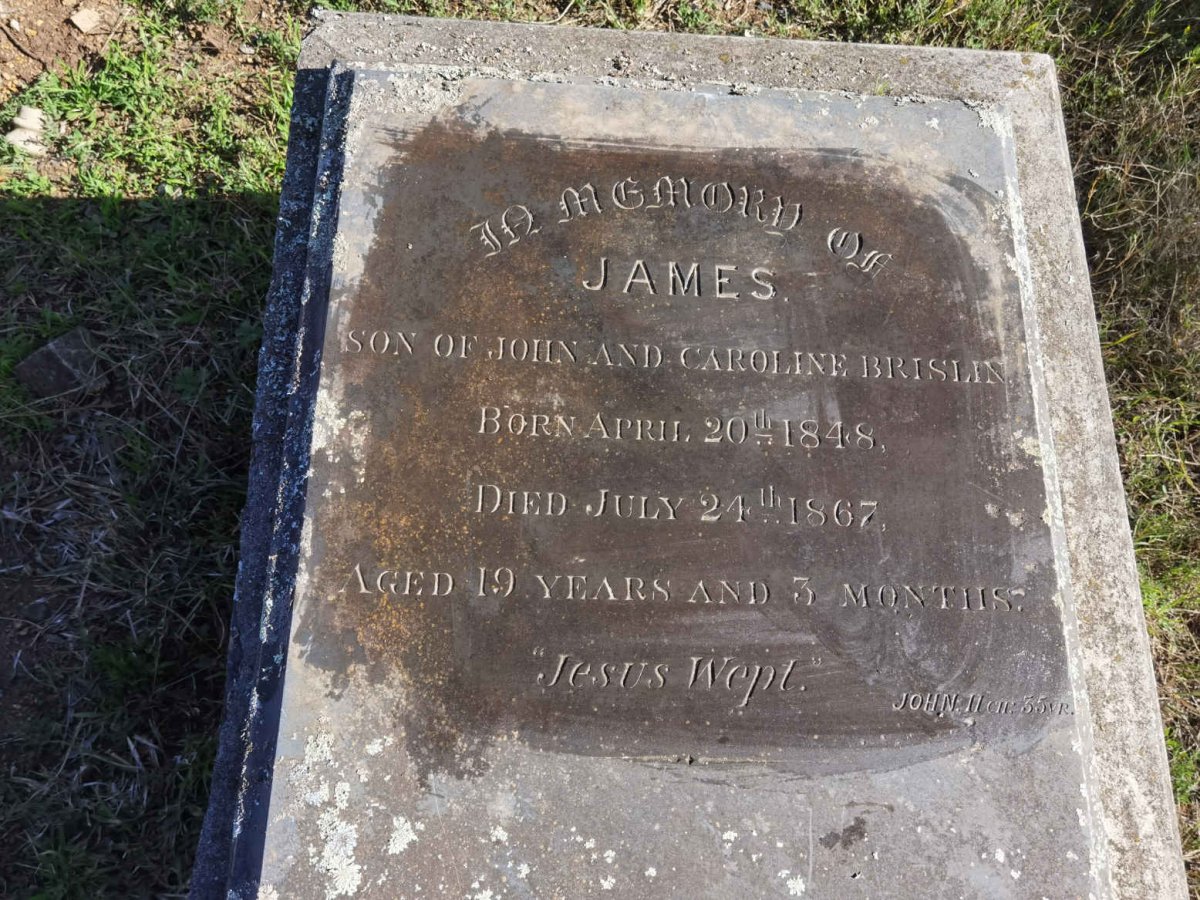 BRISLIN James 1848-1867