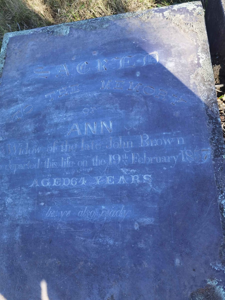 BROWN Ann -1857