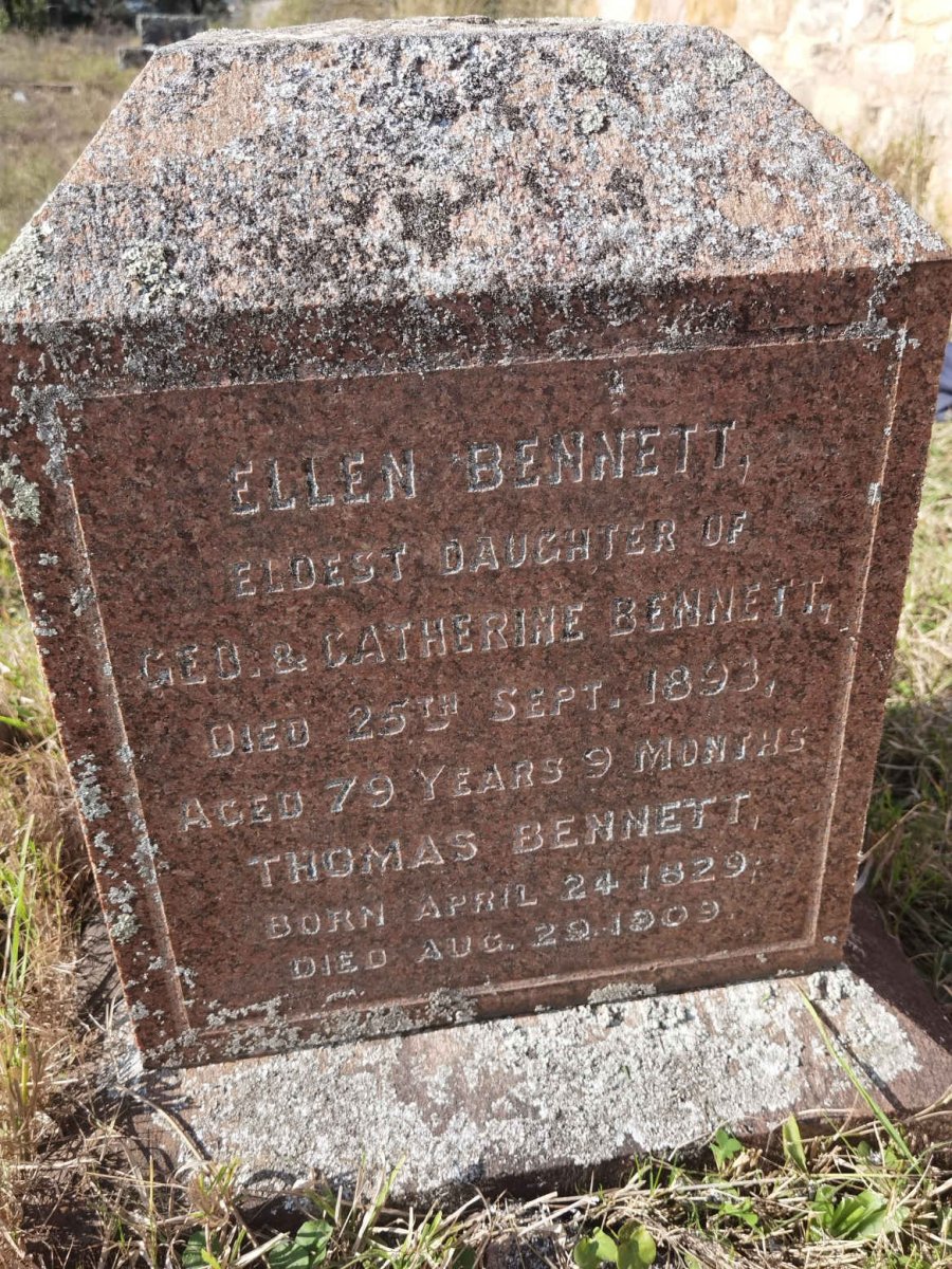 BENNETT Ellen -1893 :: BENNETT Thomas 1829-1909