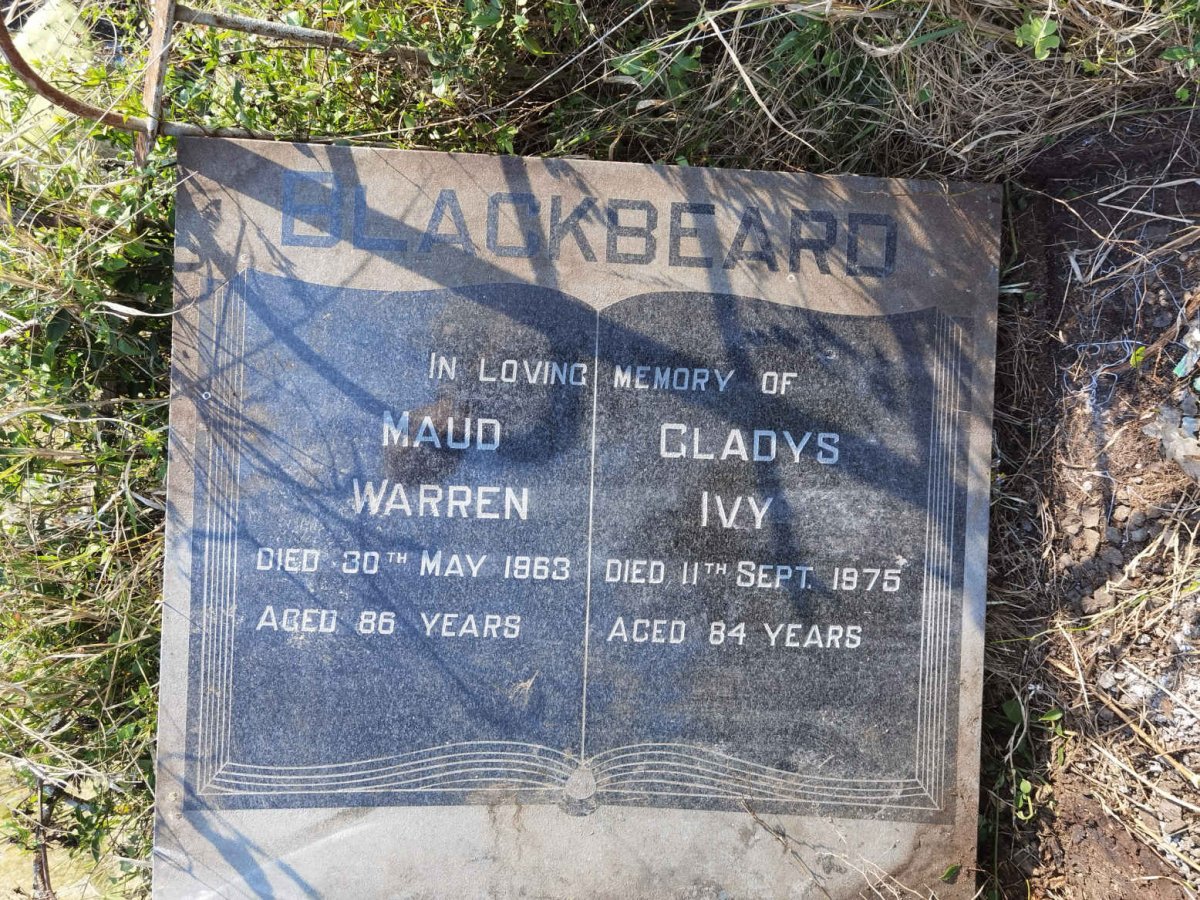 BLACKBEARD Maud Warren -1963 :: BLACKBEARD Gladys Ivy -1975