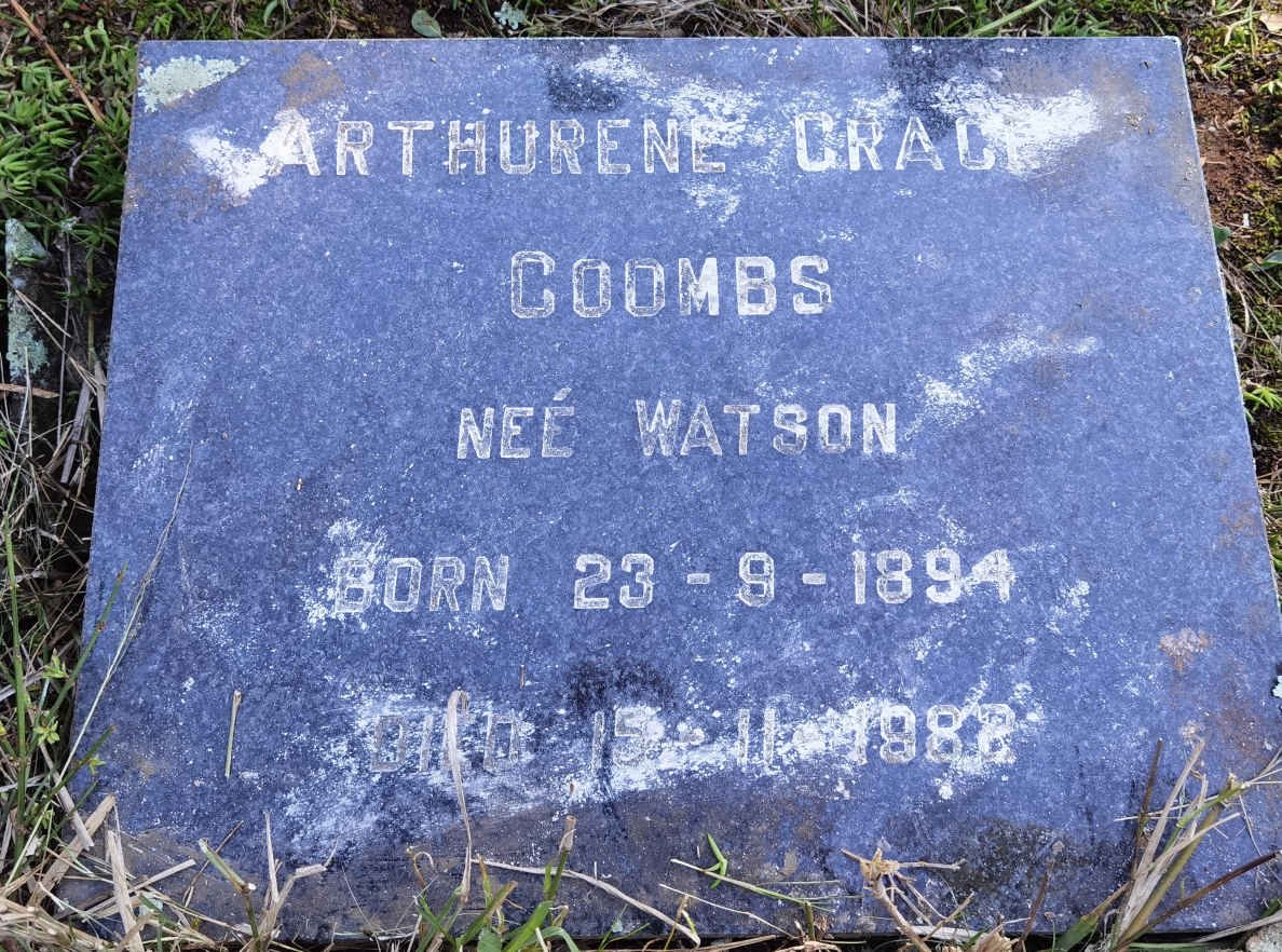 COOMBS Arthurene Grace nee WATSON 1894-1982