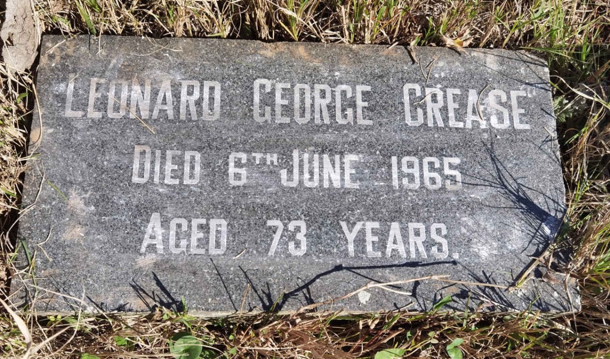 CREASE Leonard George -1965