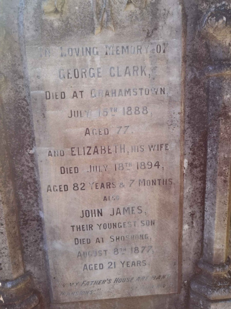 CLARK George -1888 &amp; Elizabeth -1894 :: CLARK John James -1877