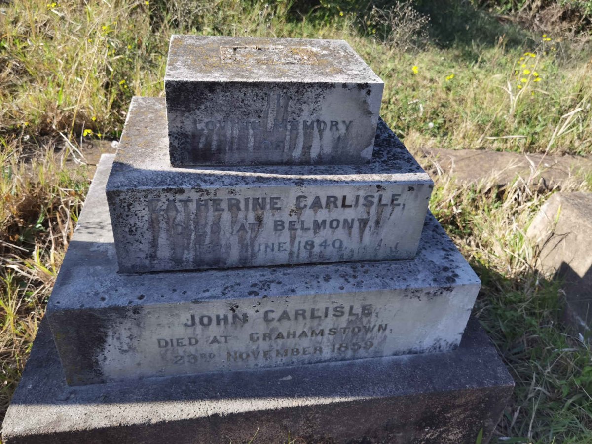 CARLISLE Catherine -1840 :: CARLISLE John -1859
