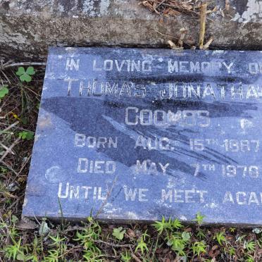 COOMBS Thomas Jonathan 1887-1970