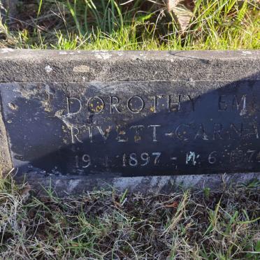 CARNAC Dorothy Emily, RIVETT 1897-1979