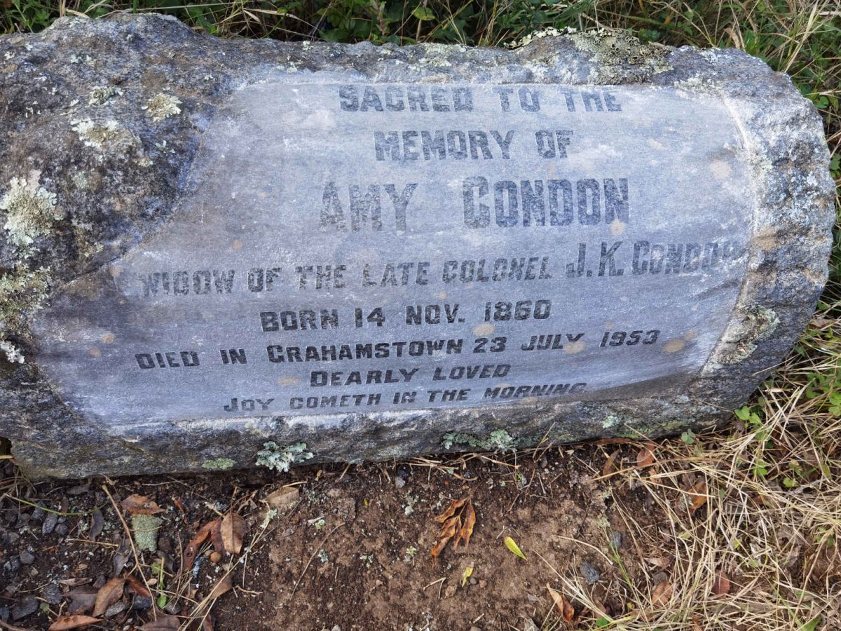CONDON Amy 1860-1953