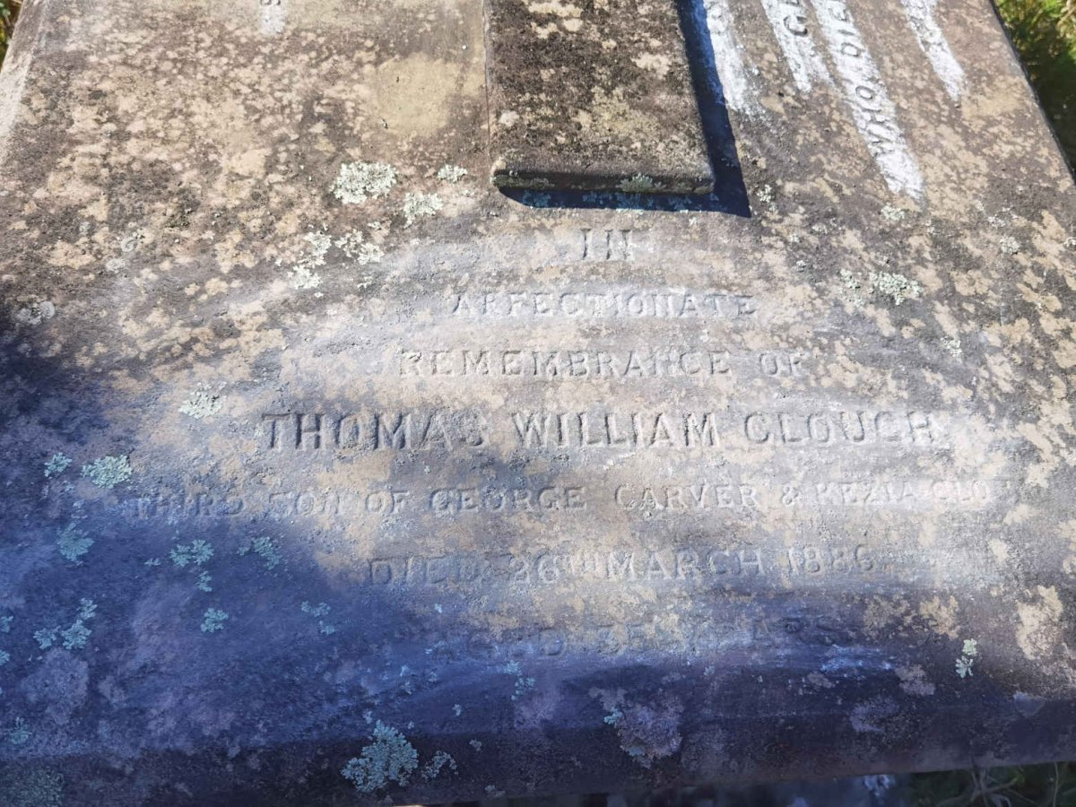 CLOUGH Thomas William -1886