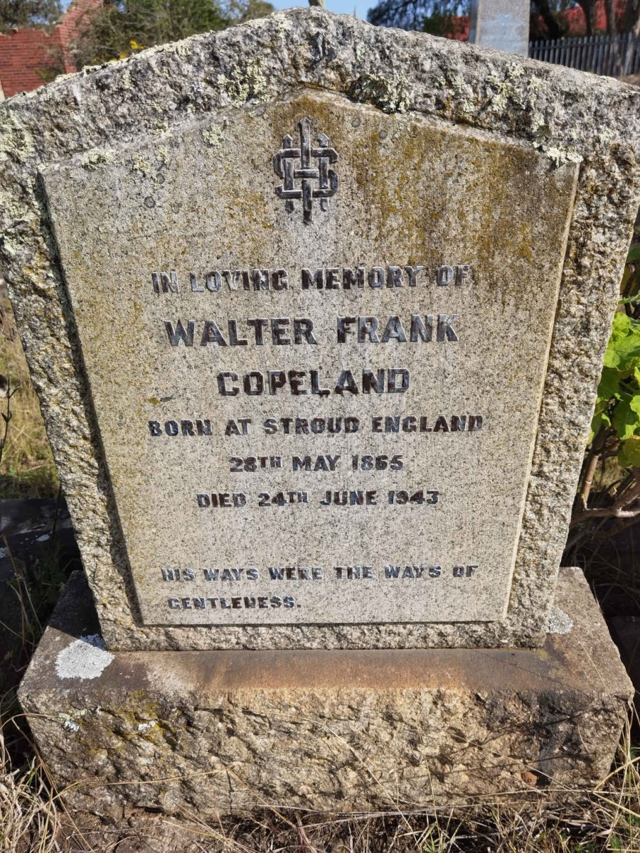 COPELAND Walter Frank 1865-1943