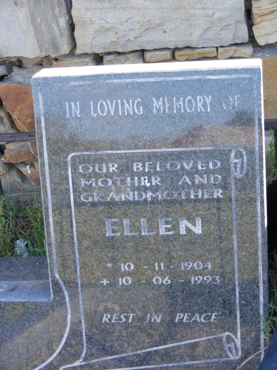 COLSON Ellen 1904-1993